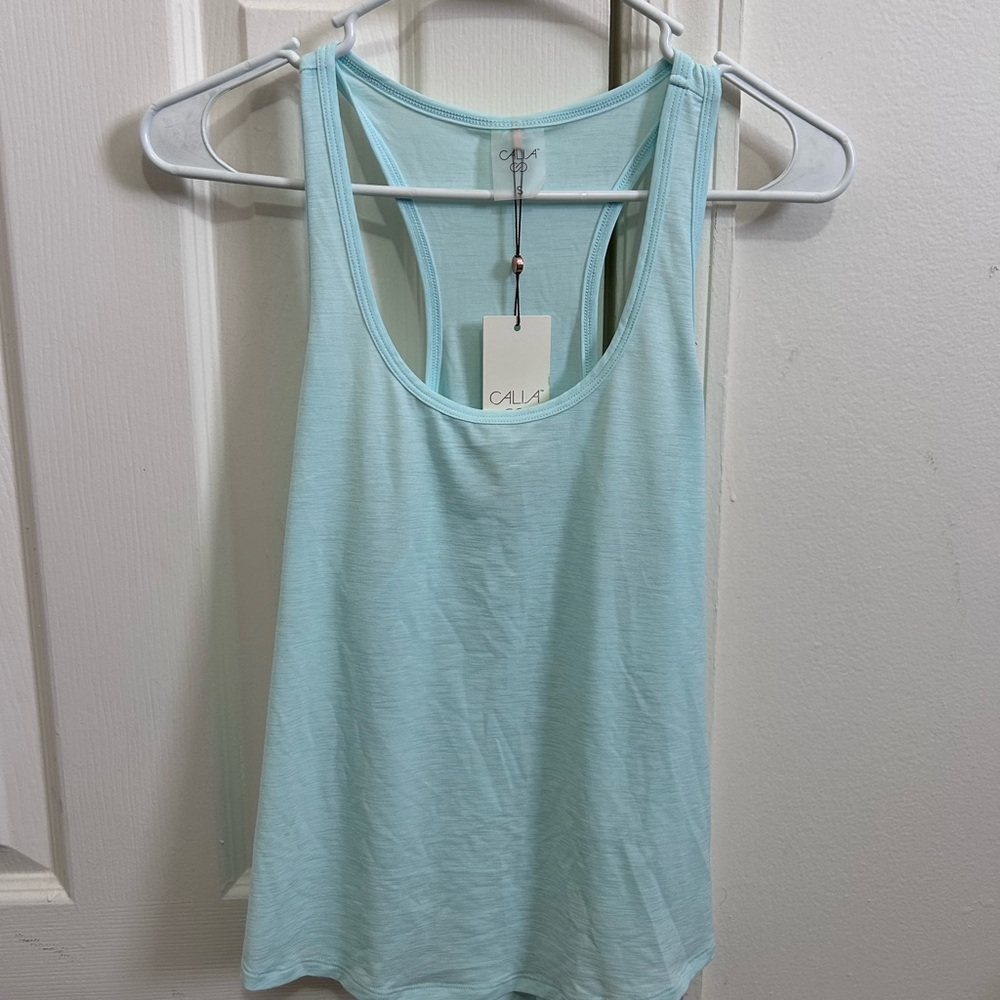 CALIA by Carrie Underwood Light Blue Tank Top